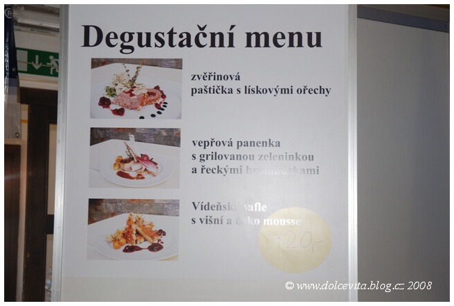 degustační menu