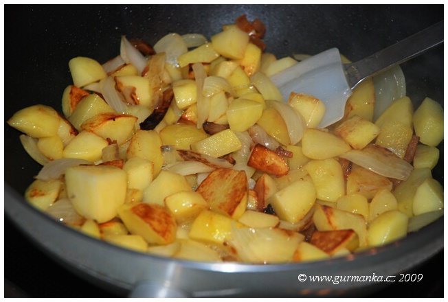omeleta španělská tortilla příprava