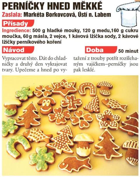 recept na perníčky