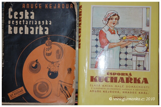 Anuše Kejřová - kuchařské knihy z mé knihovny