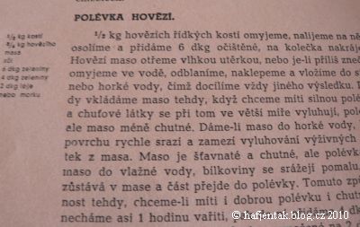 Recept na polevku