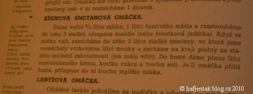 recept na omacku