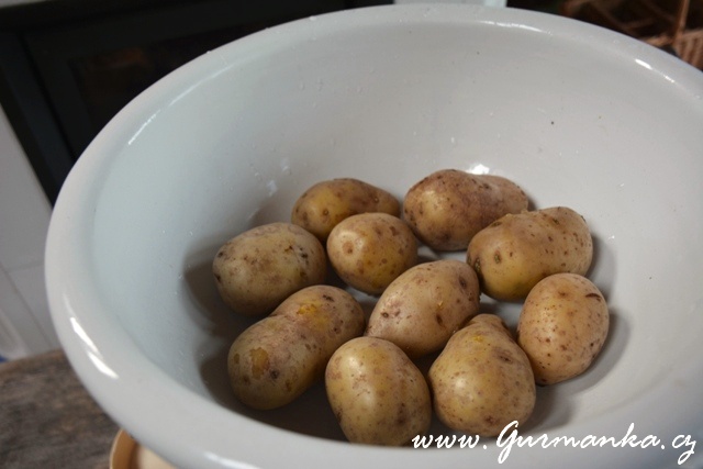 Gnocchi Vařené brambory na přípravu noků