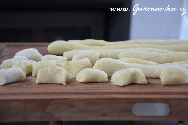 Domácí bramborové noky Gnocchi příprava
